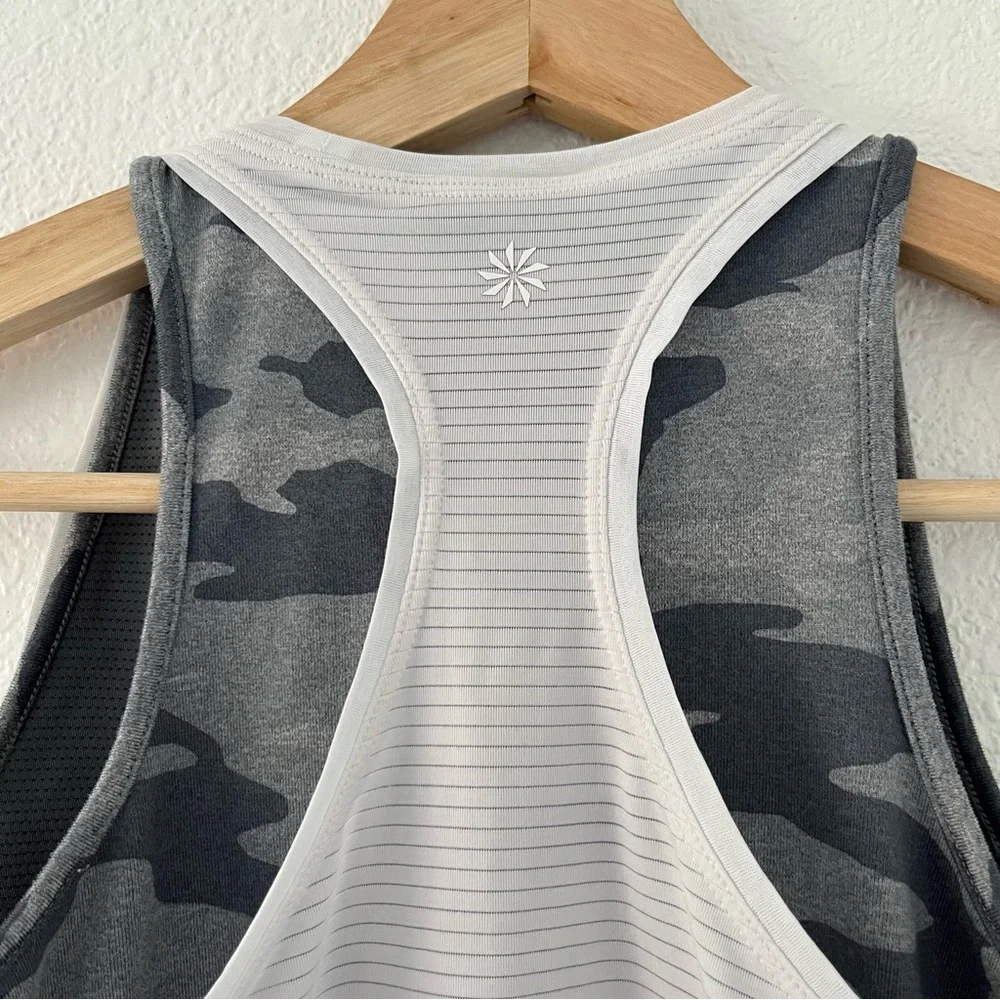 ATHLETA GIRL TIE BREAKER TANK in camo size M 8-10